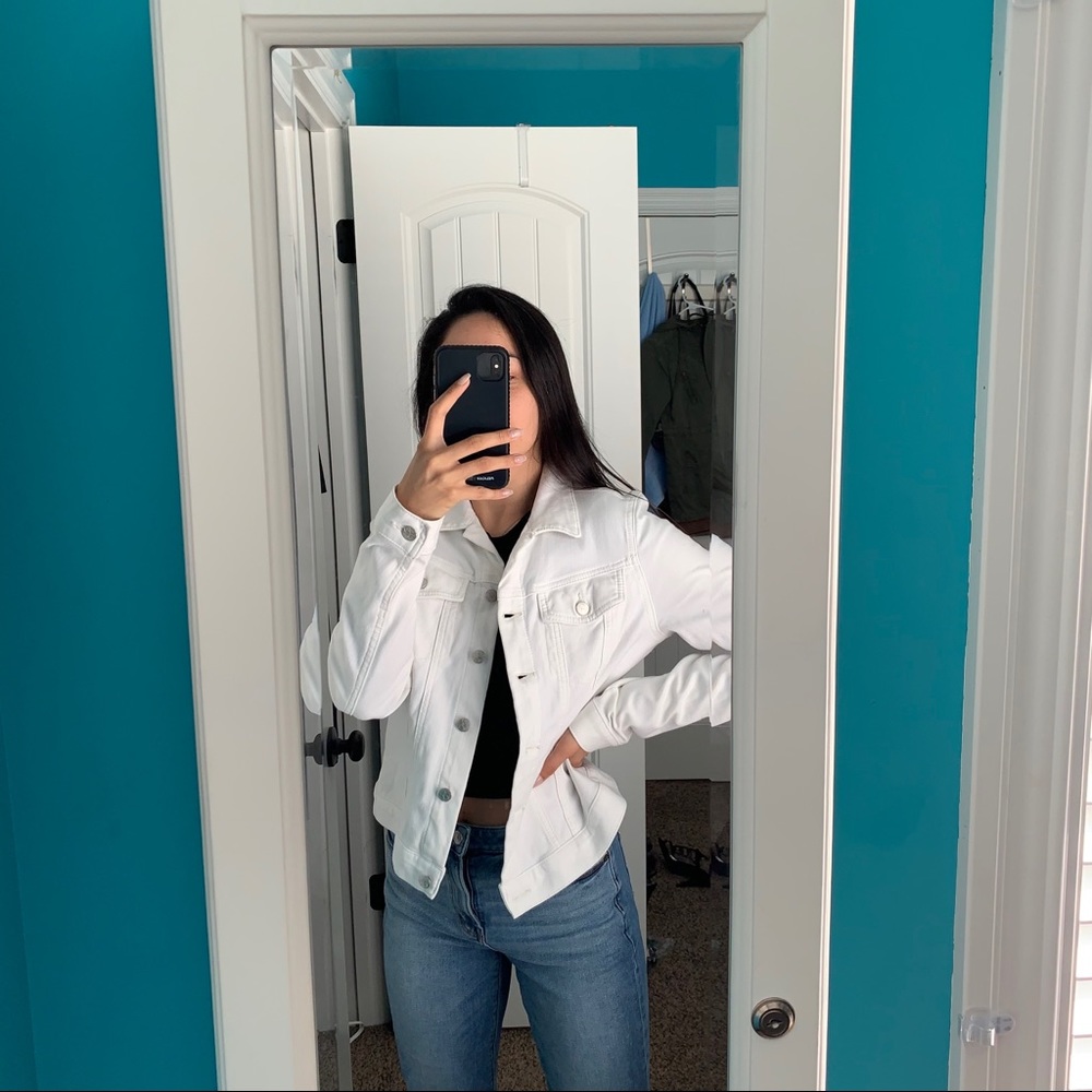 White Jean Jacket